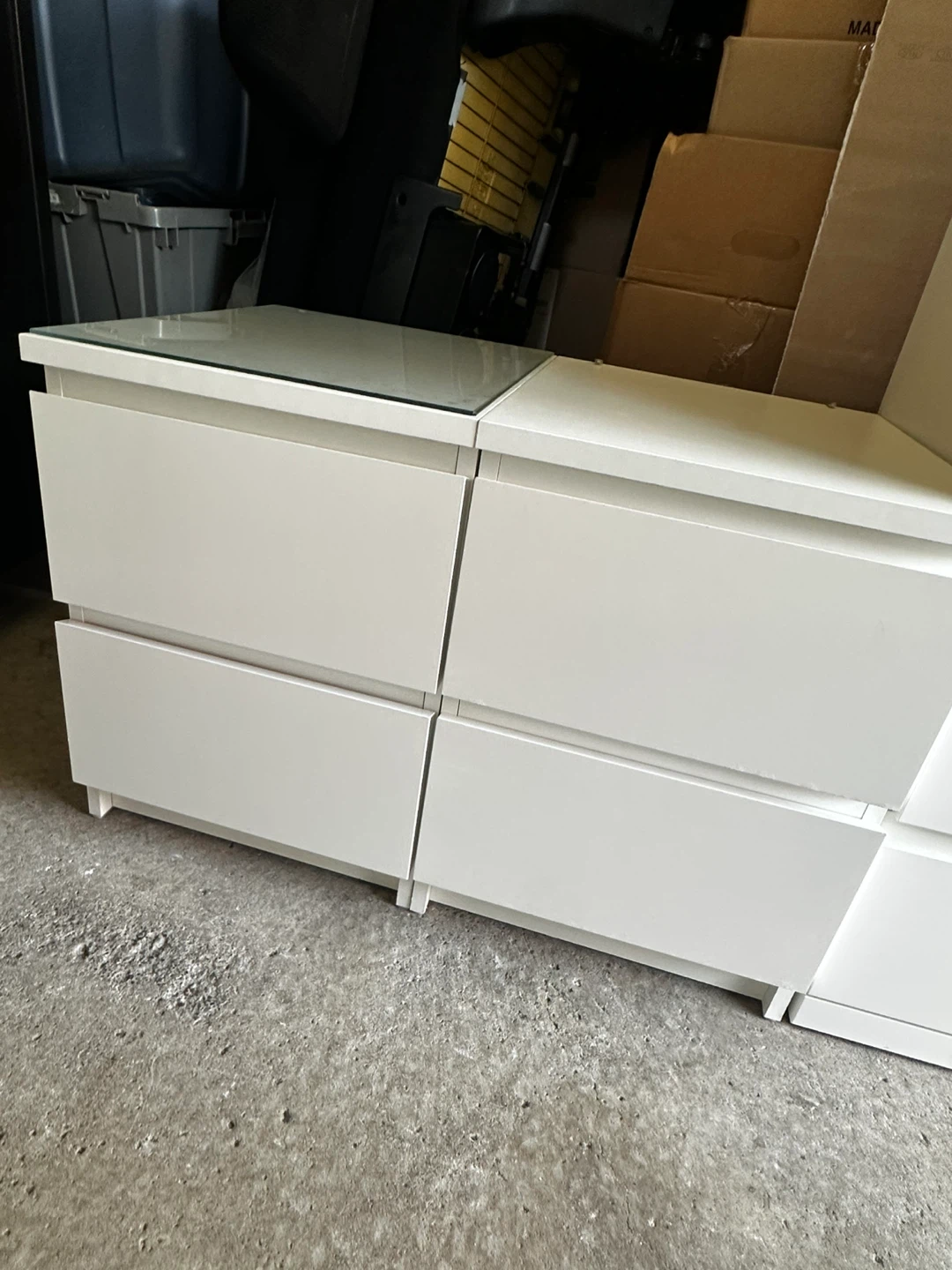 Ikea malm nightstands