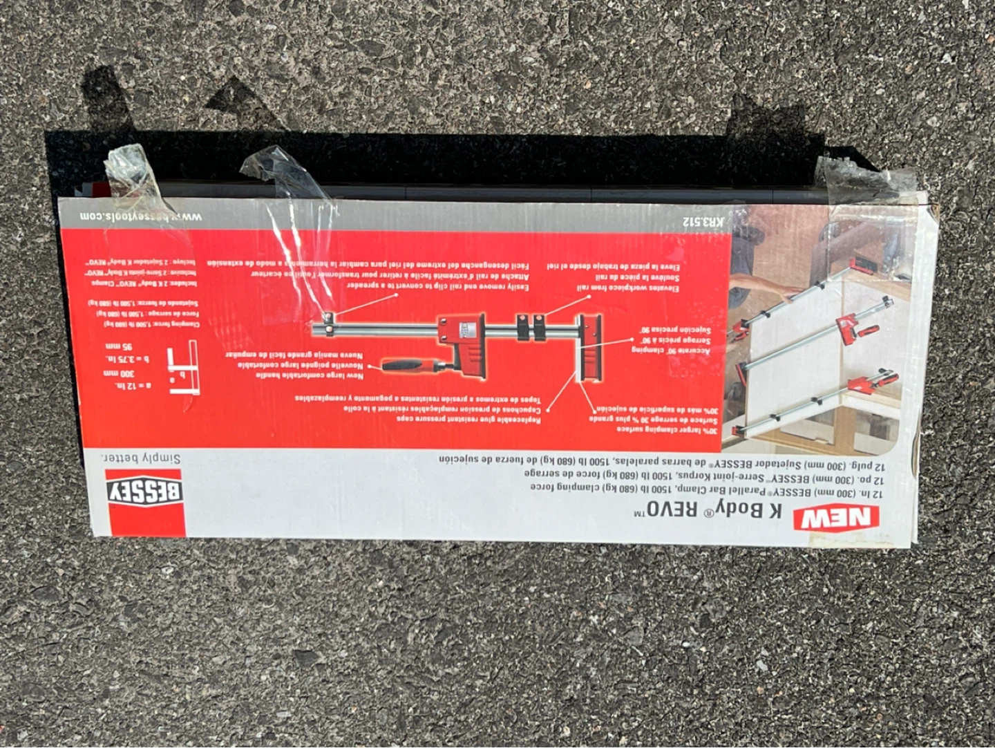 BESSEY K Body REVO Parallel Bar Clamp 12 inch - photo 2