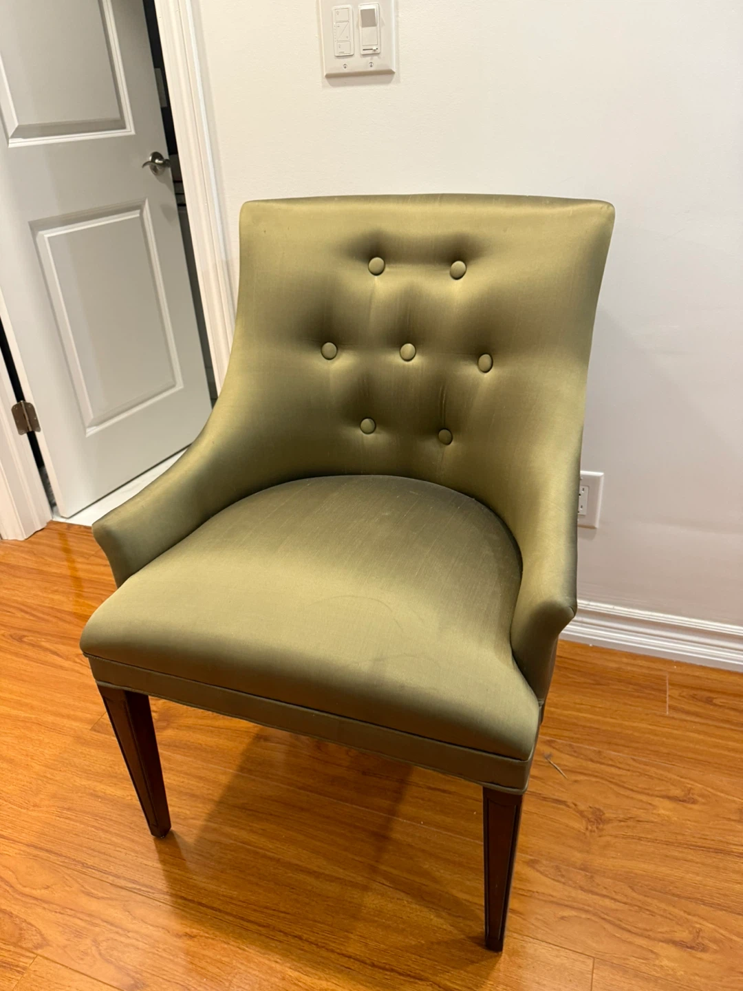 Tufted Accent Chair - Olive Green