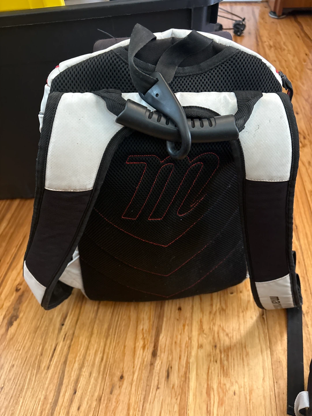 Marucci Baseball Bat Pack Backpack White Black Red - photo 2