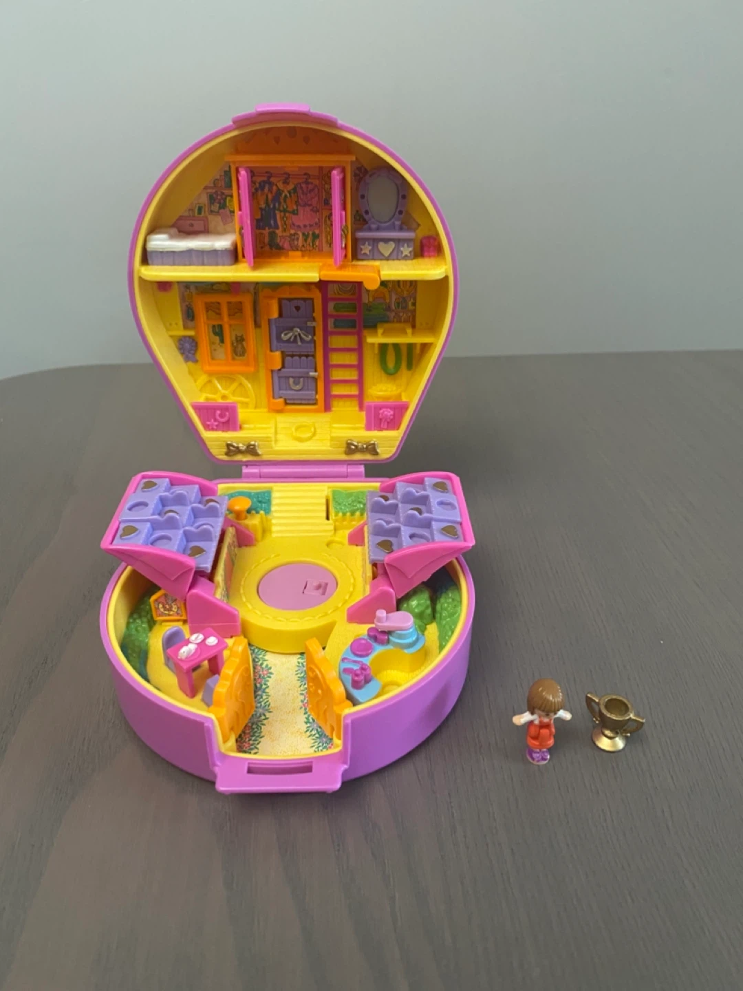 Vintage Bluebird Polly Pocket 1994 Pony Ridin Show Compact - photo 3