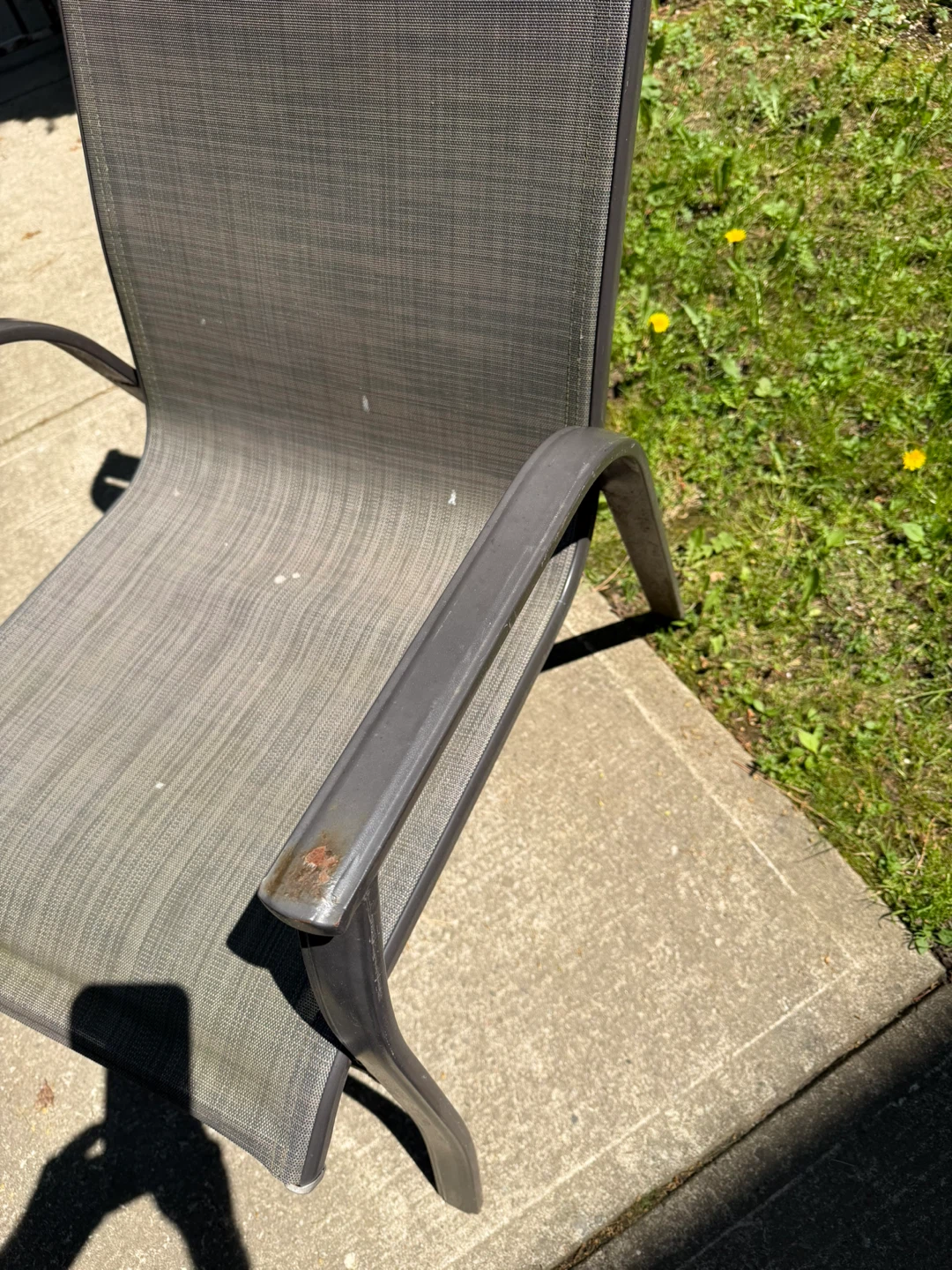 Grey outdoor chair - photo 3