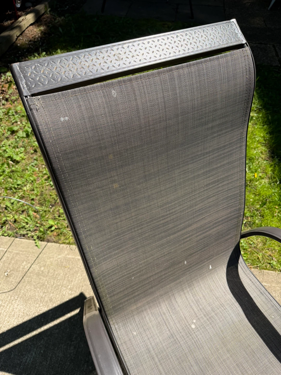 Grey outdoor chair - photo 2
