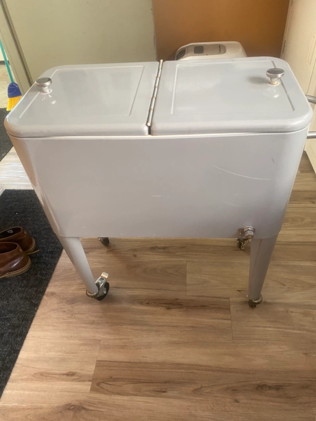 Grey Rolling Cooler Chest - photo 2