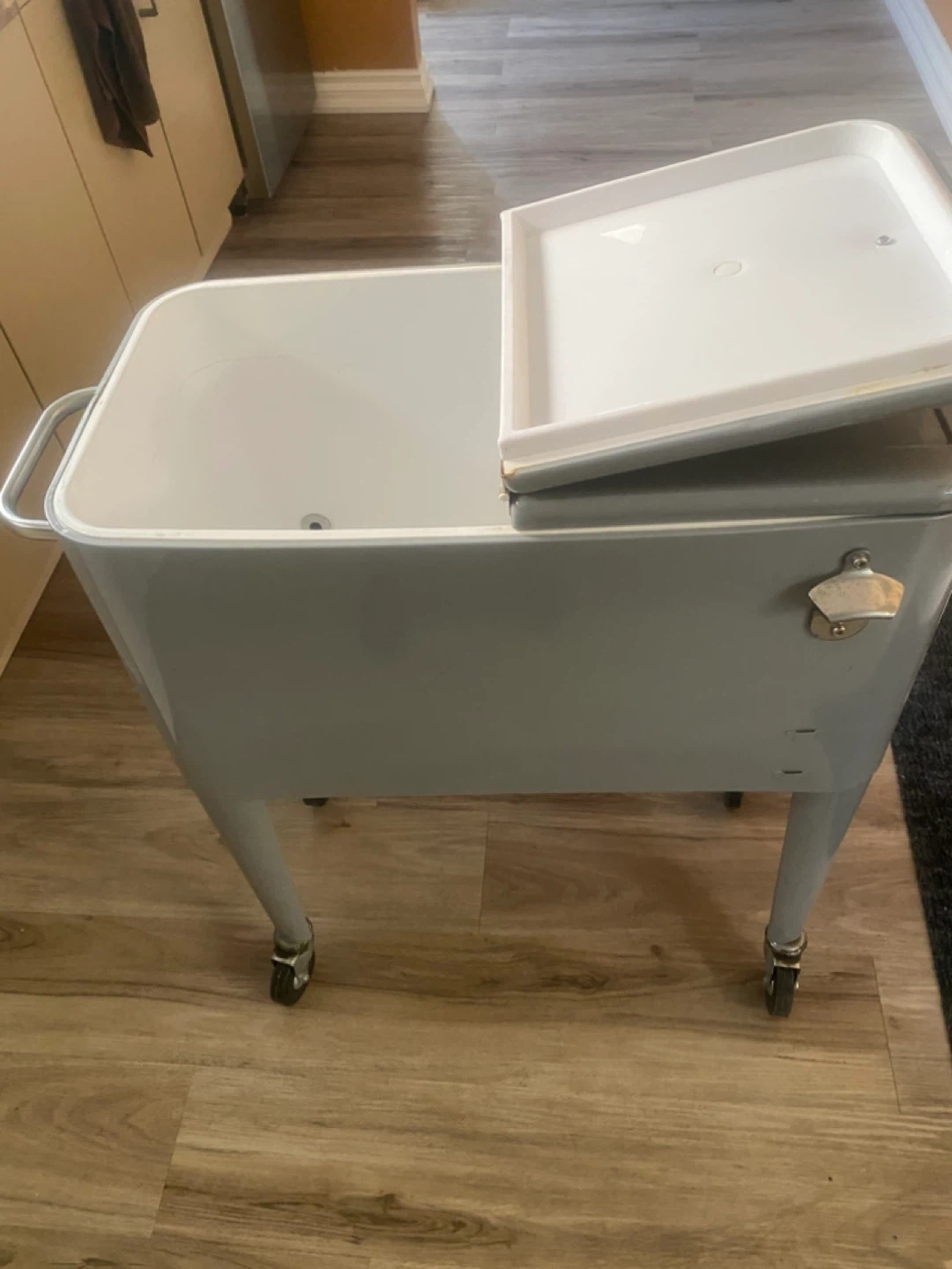 Grey Rolling Cooler Chest - photo 3