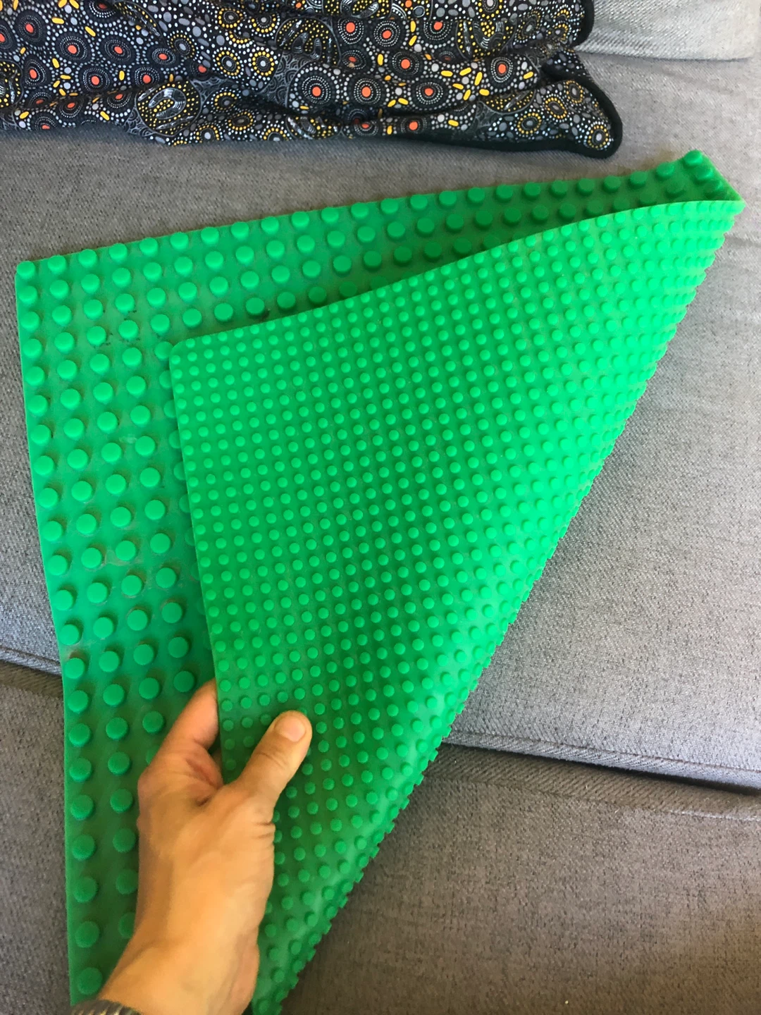Rubber LEGO mat