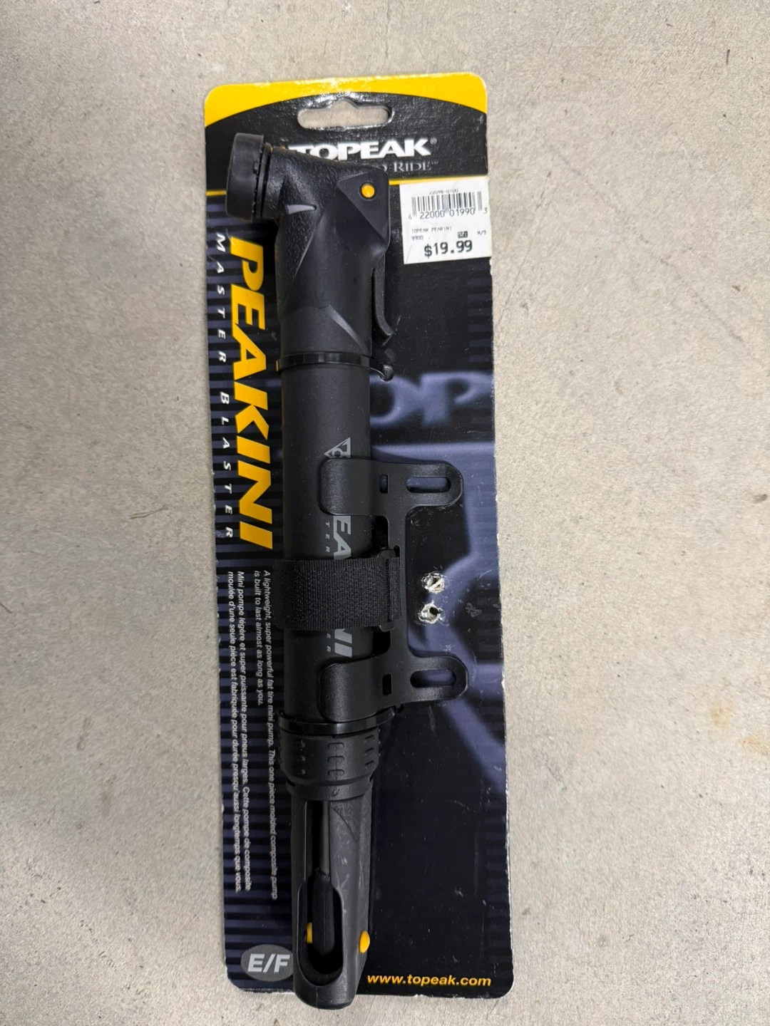 Topeak Peakini Master Blaster Mini Pump