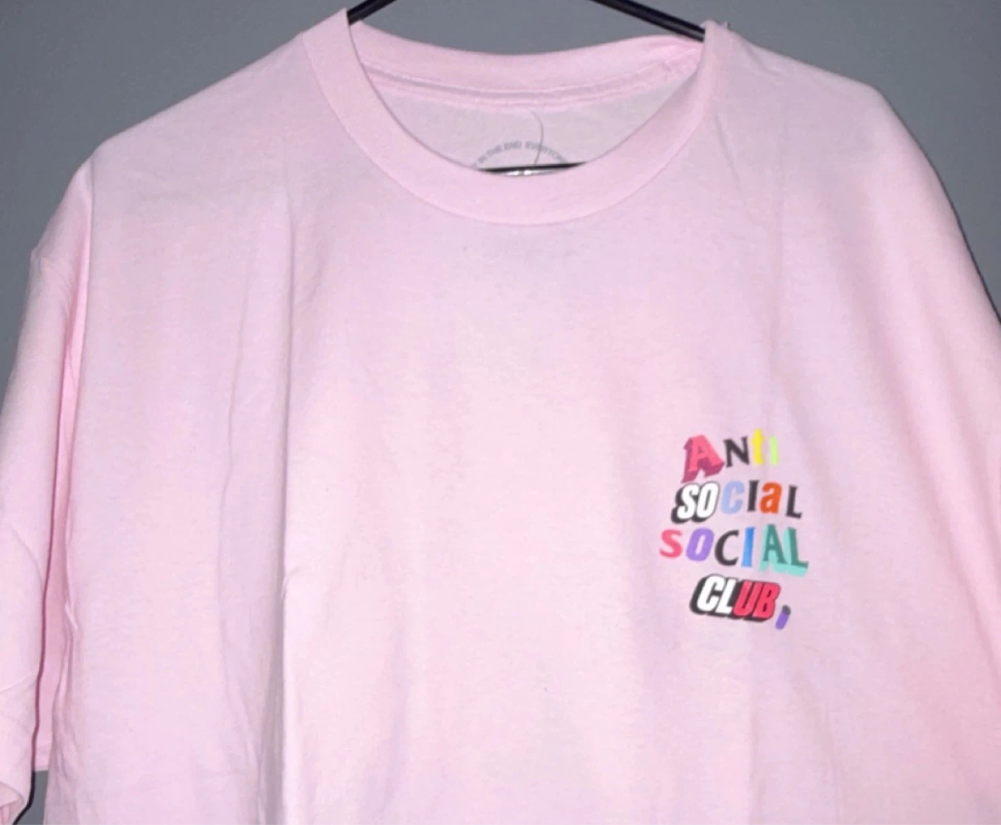 Anti Social Social Club Pink T-Shirt XL