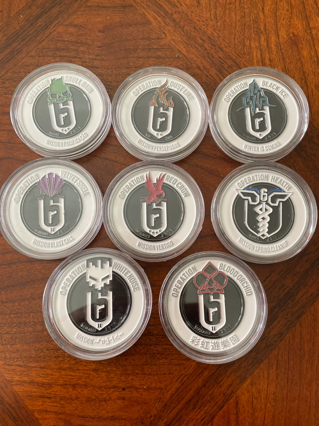 X8 Rainbow Six Siege Koyo Operation Challenge Coins