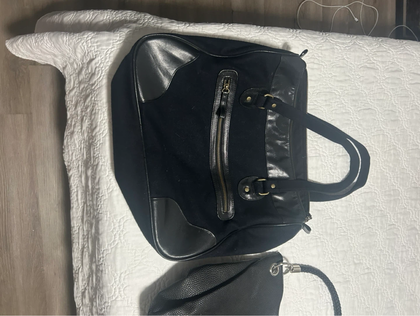 Navy blue bag