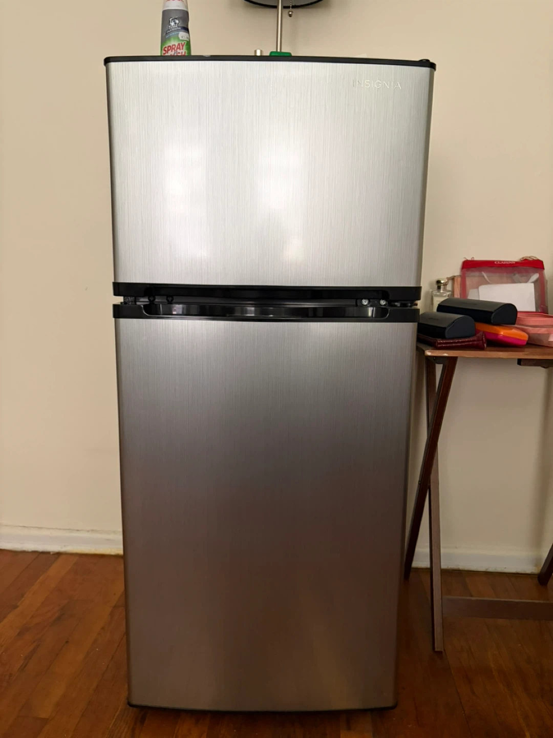 Insignia Stainless Steel Mini Fridge