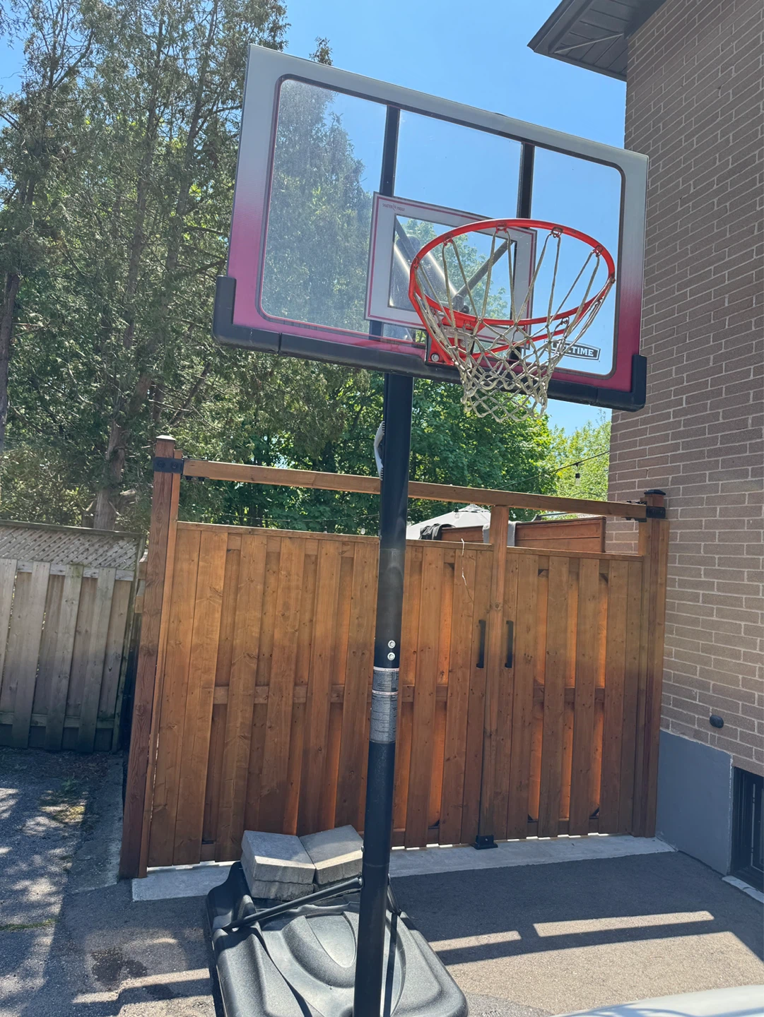 Lifetime Basketball Hoop and Backboard
