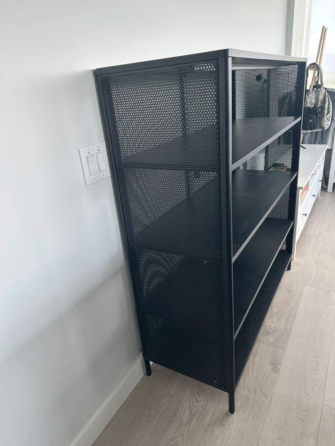 IKEA Black Metal Bookshelf/Display Unit - photo 3