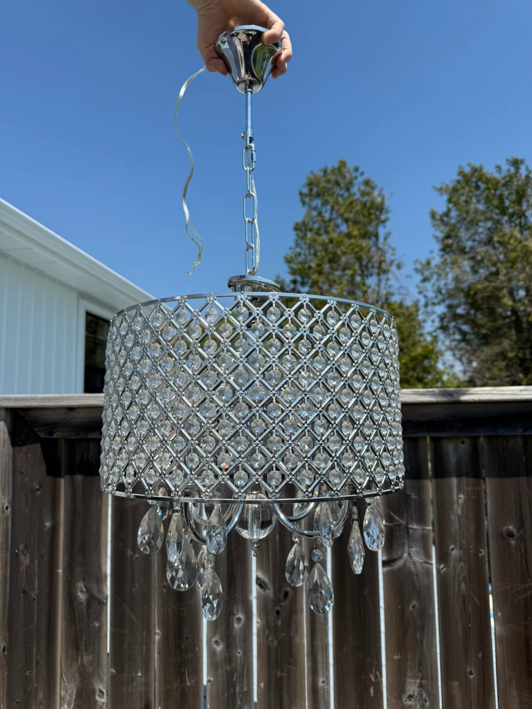 Crystal Chandelier Pendant Light Fixture