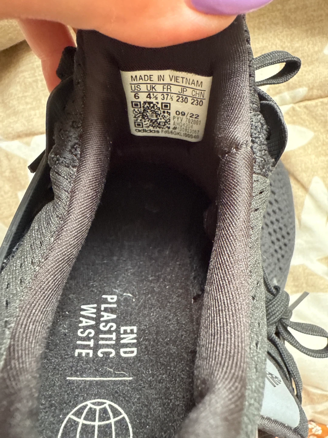 Adidas Ultraboost Running Shoes - Black - US 6 - photo 4