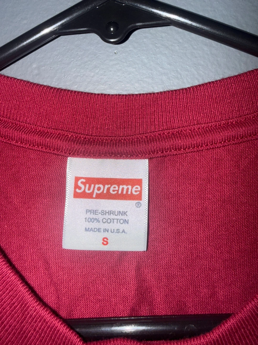 Supreme T-Shirt - Red, Size Small - photo 2