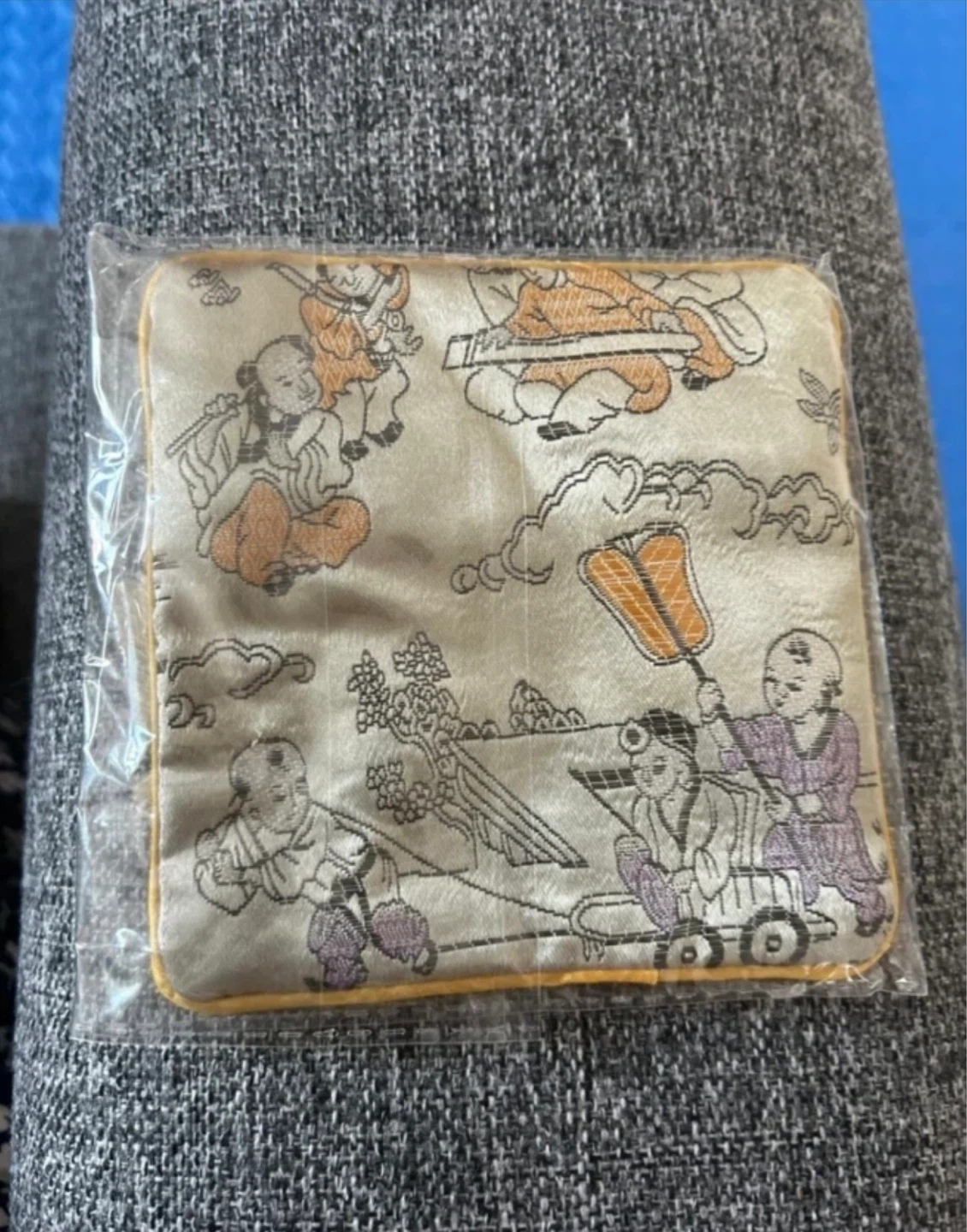 Satin Coin Purse with Tassel