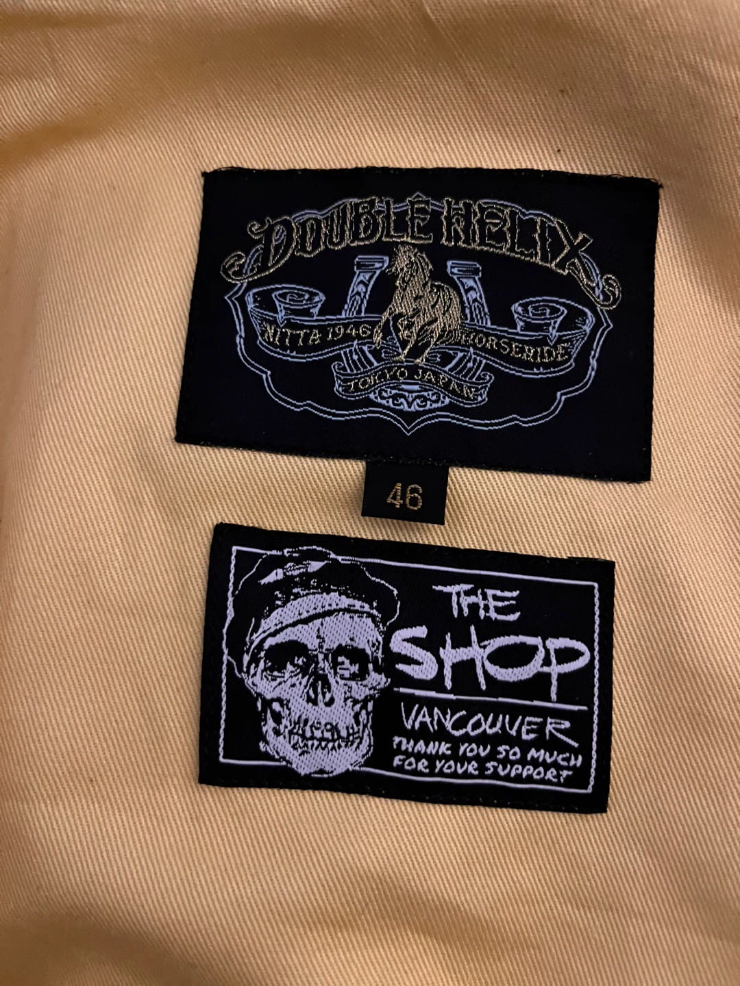 Double Helix Indigo Dyeing Horsehide Jacket - photo 4