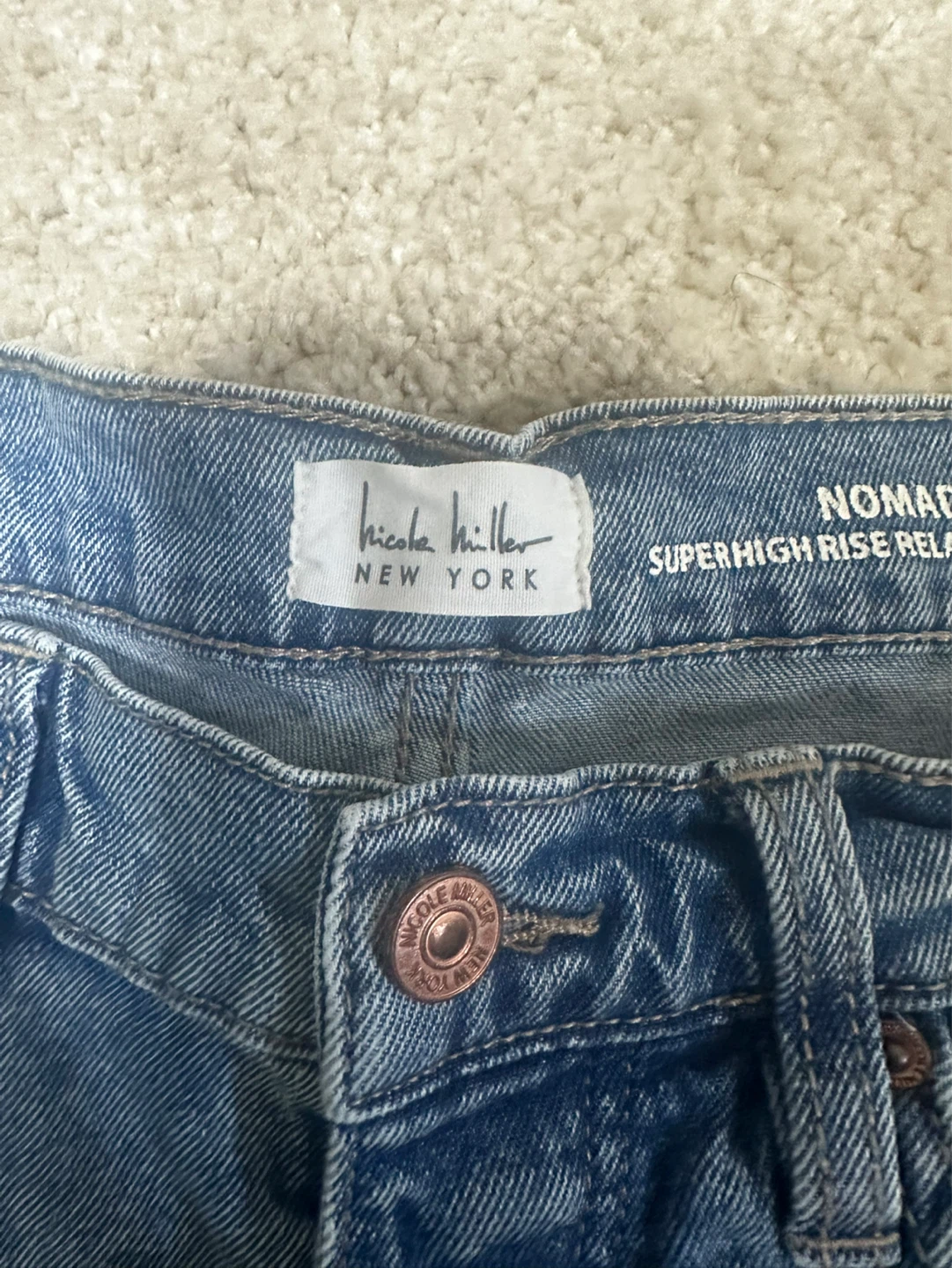 Nicole Miller Nomad Relaxed Jeans Size 8 - photo 2
