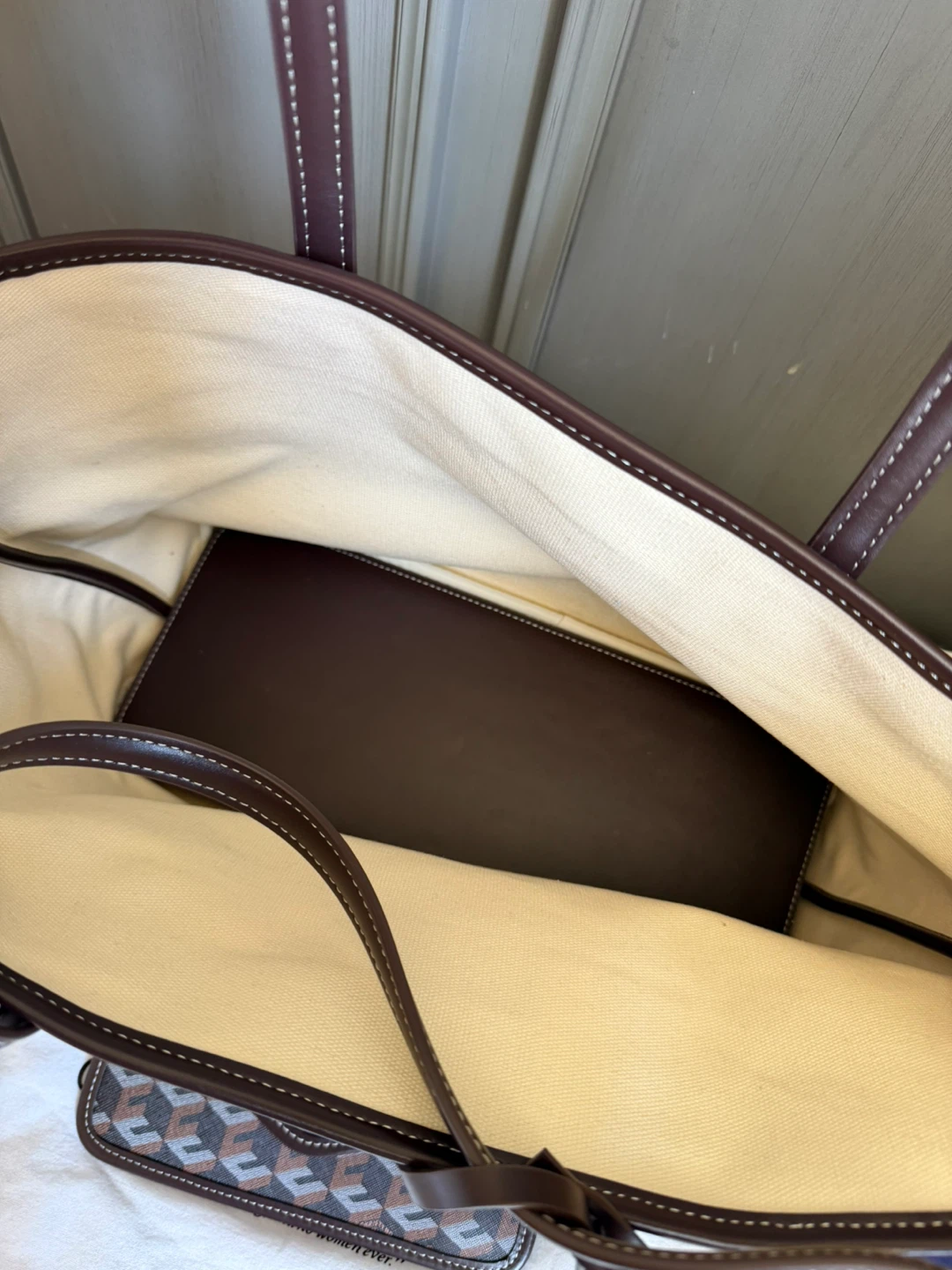 Christy Ng Russo Monogram Tote Bag with Pouch - photo 3