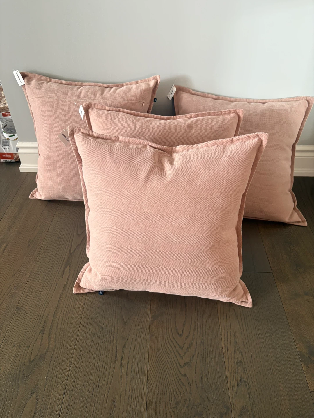 Urban Barn pink 20” toss pillows NWT ret $61 ea - photo 3