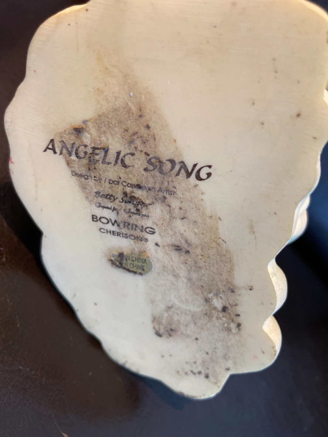 VINTAGE Bowring Cherubs Angelic Song Candlestick Holder - photo 2