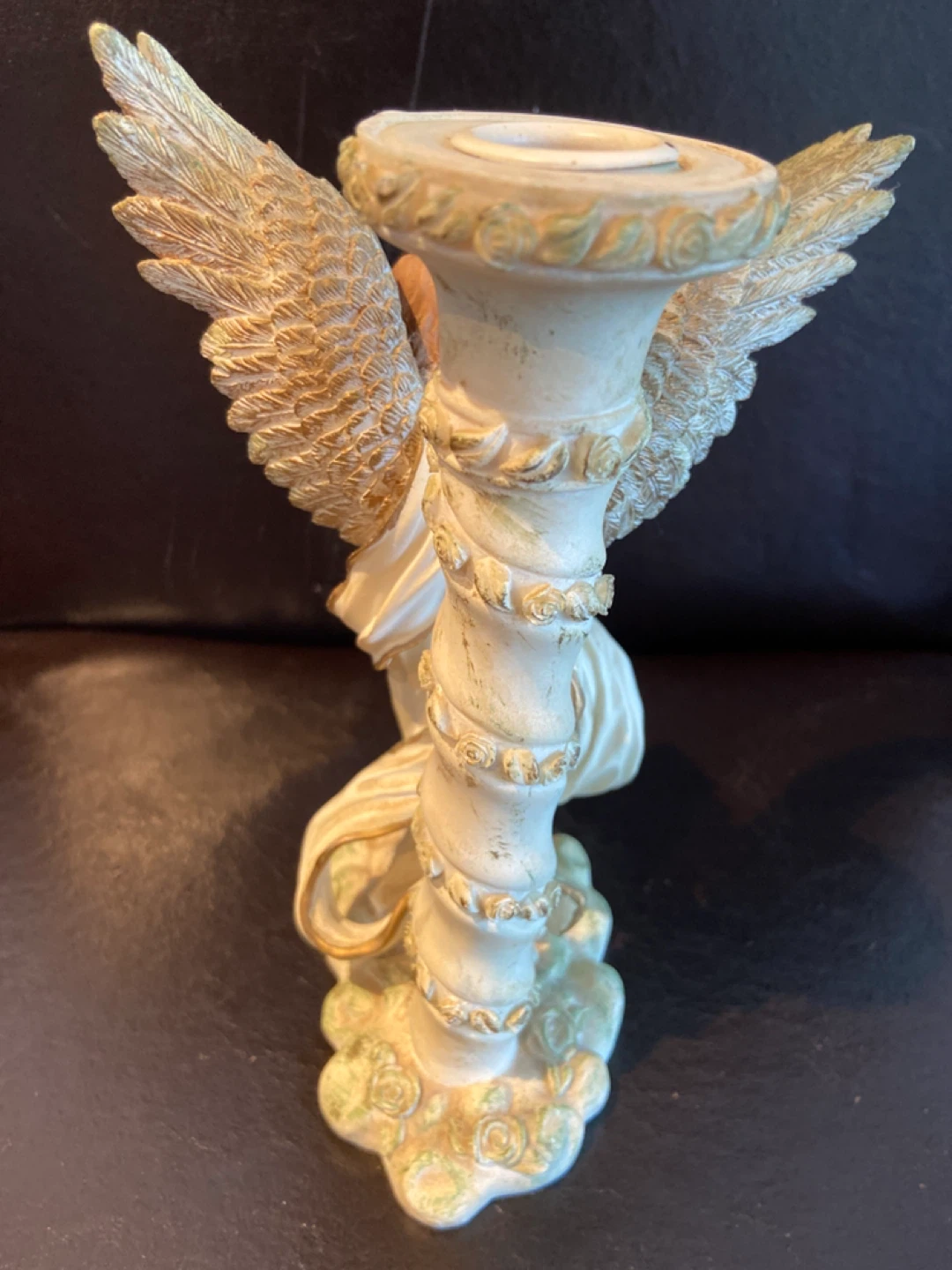 VINTAGE Bowring Cherubs Angelic Song Candlestick Holder - photo 4
