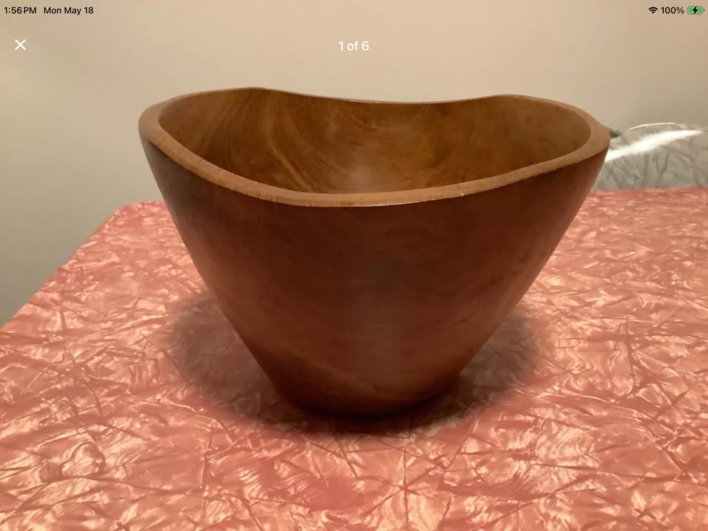 Beautiful Teak Wood Bowl 🐞