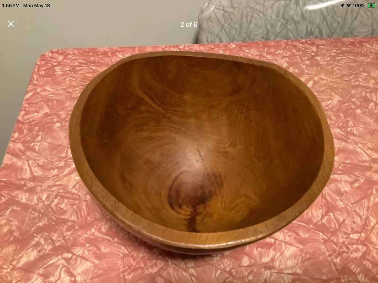 Beautiful Teak Wood Bowl 🐞 - photo 2