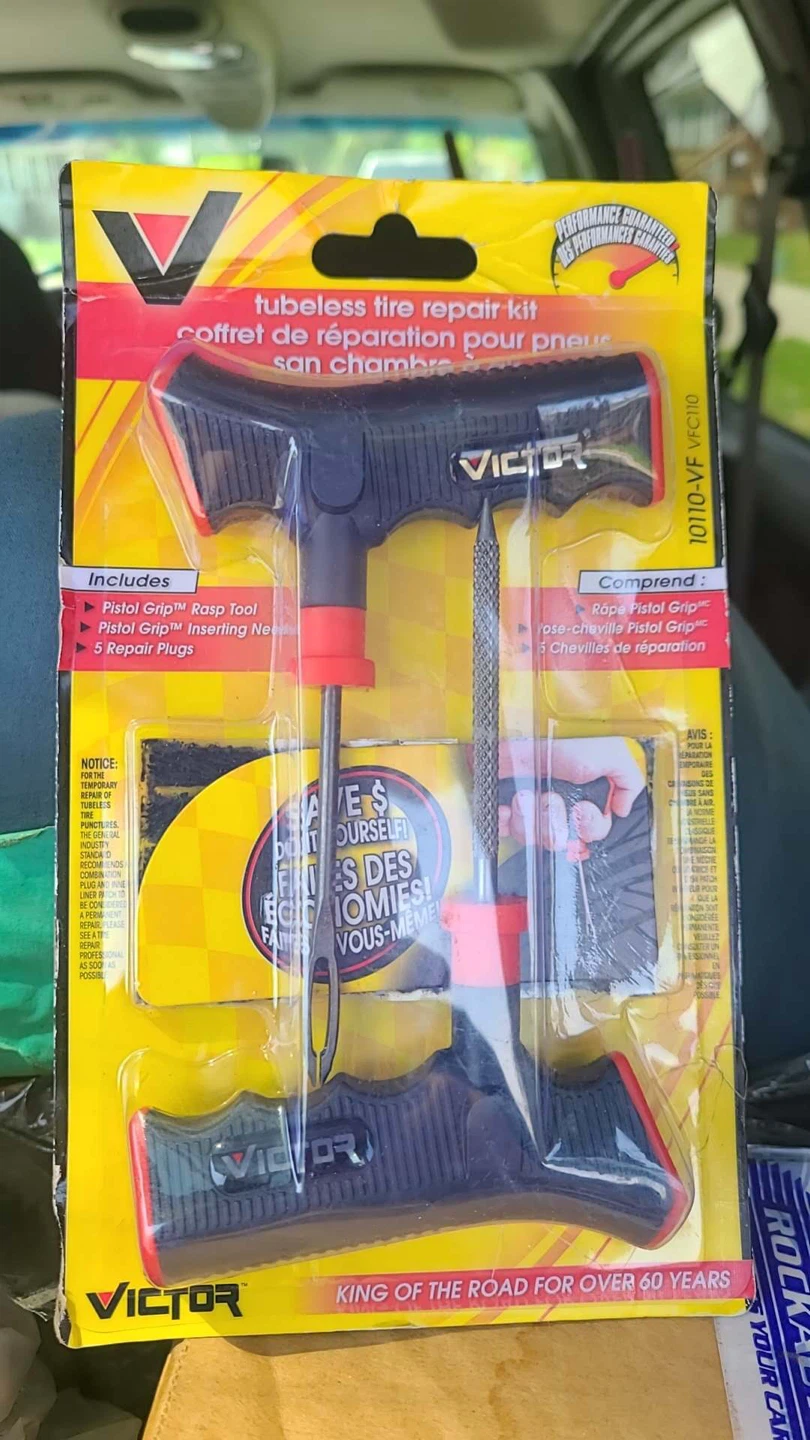 Victor Tubeless Tire Repair Kit with 5 Plugs