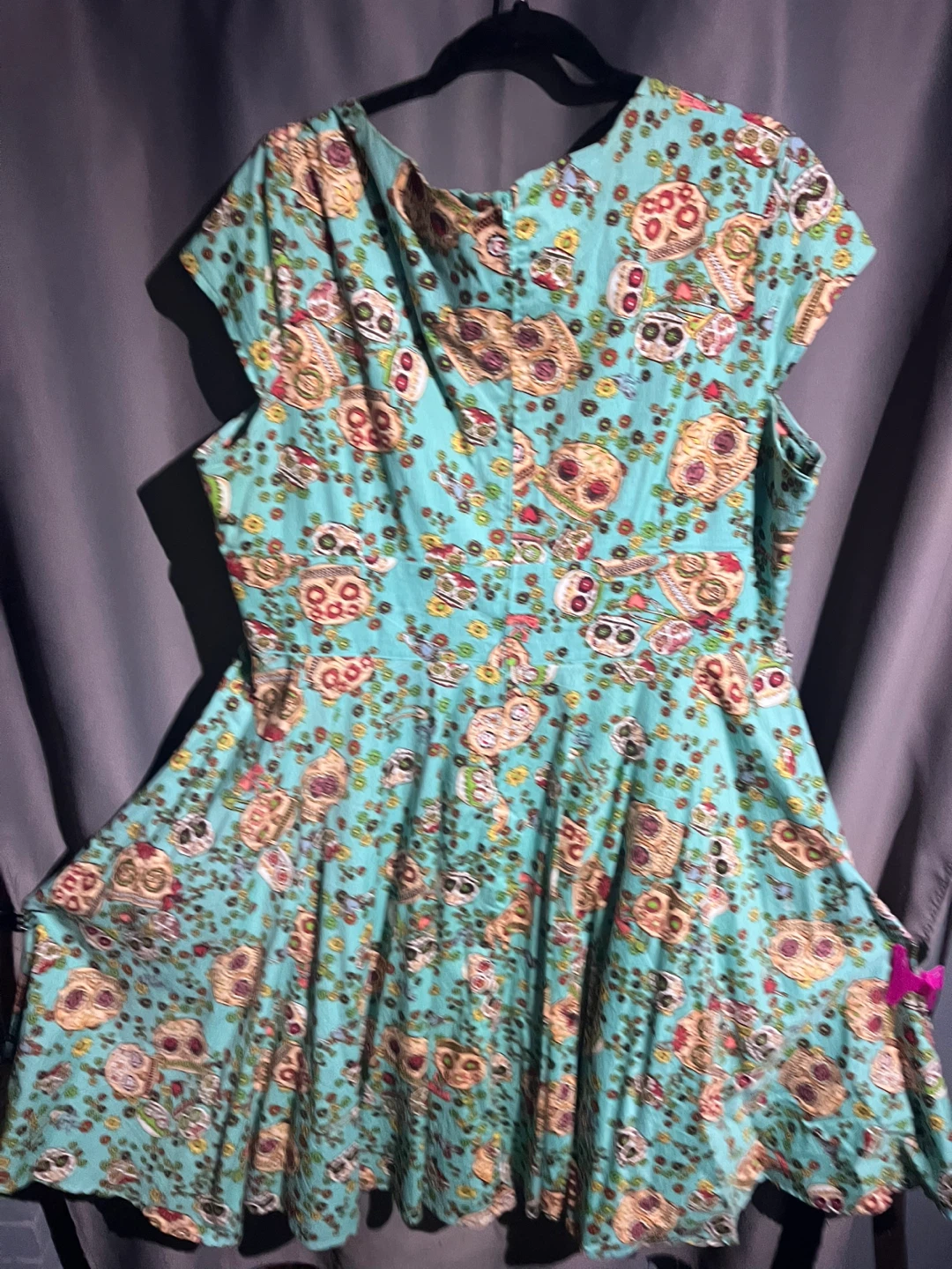 Hell Bunny Day of the Dead Skulls Dress 4XL - photo 3