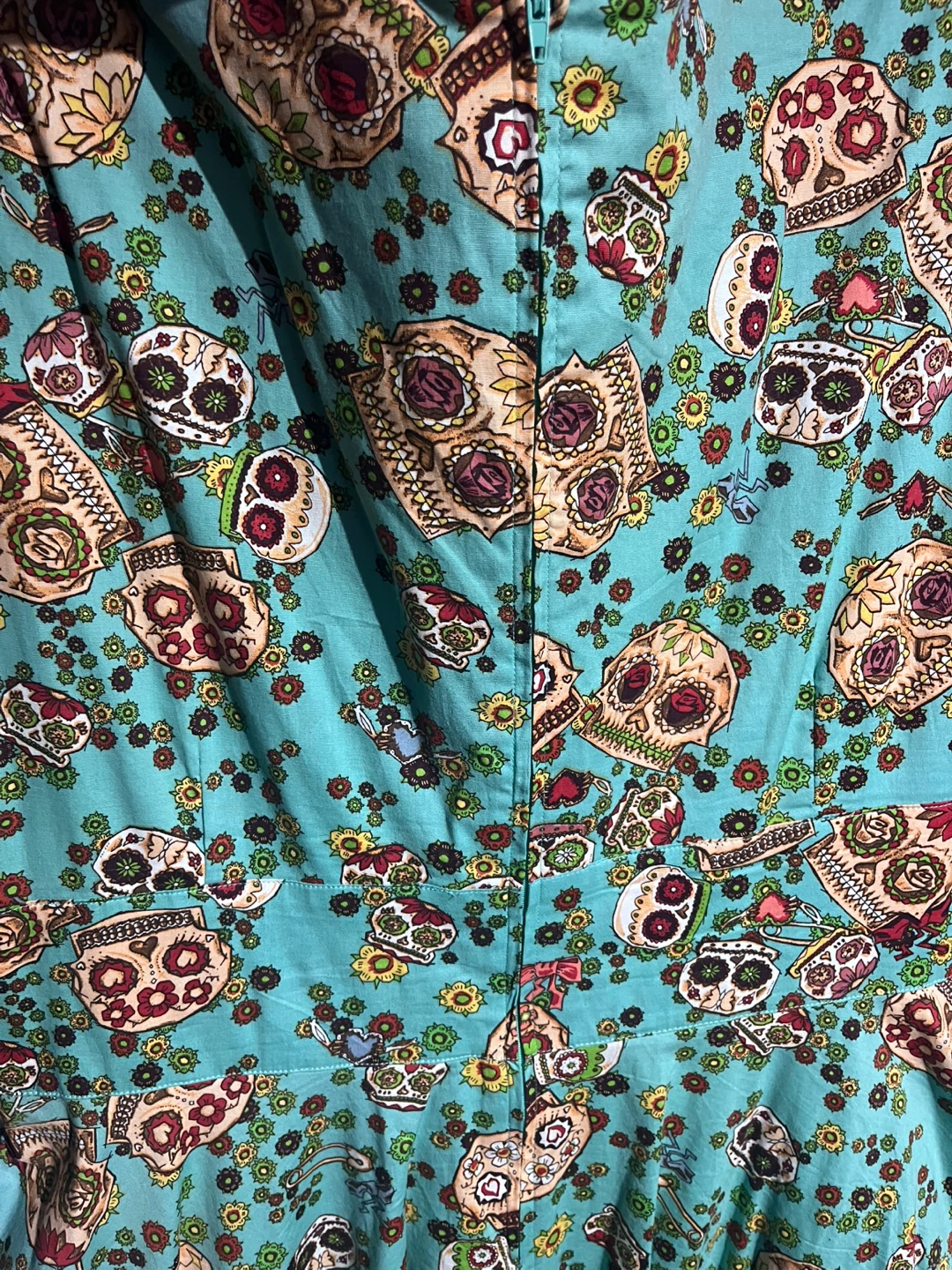 Hell Bunny Day of the Dead Skulls Dress 4XL - photo 4