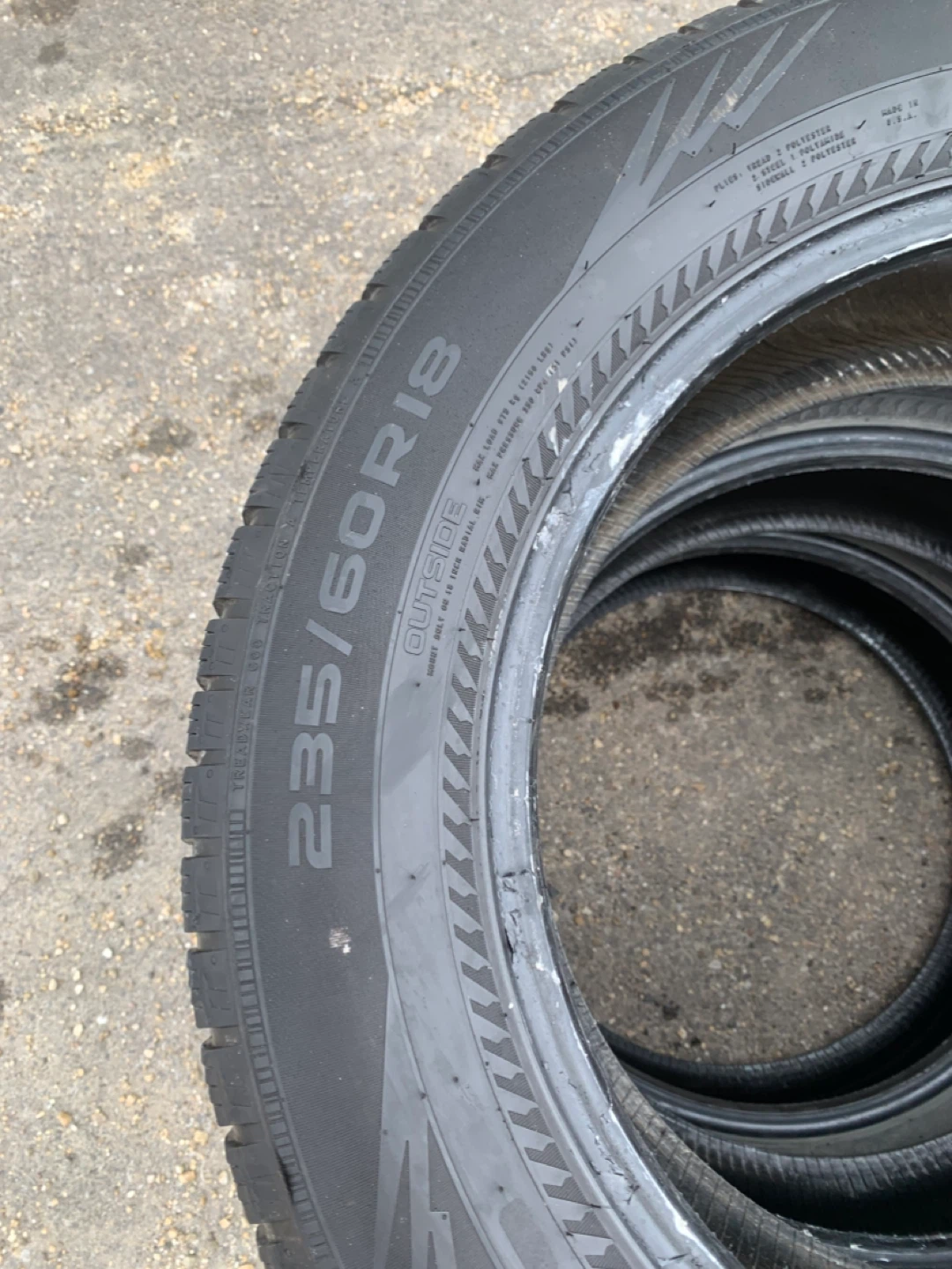 4 Nokian WR G4 SUV Tires 235/60R18 - photo 2