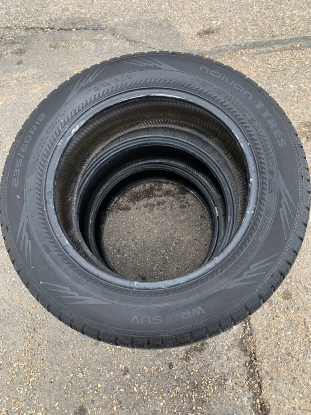 4 Nokian WR G4 SUV Tires 235/60R18 - photo 3