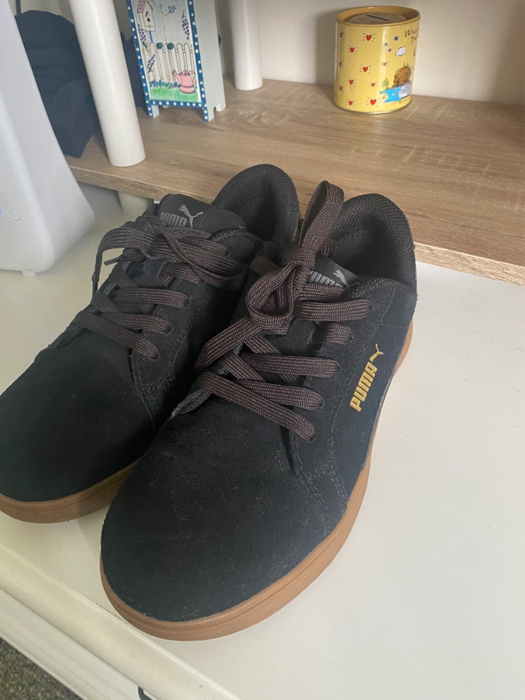 Puma Suede Sneakers - Black/Gum - photo 2
