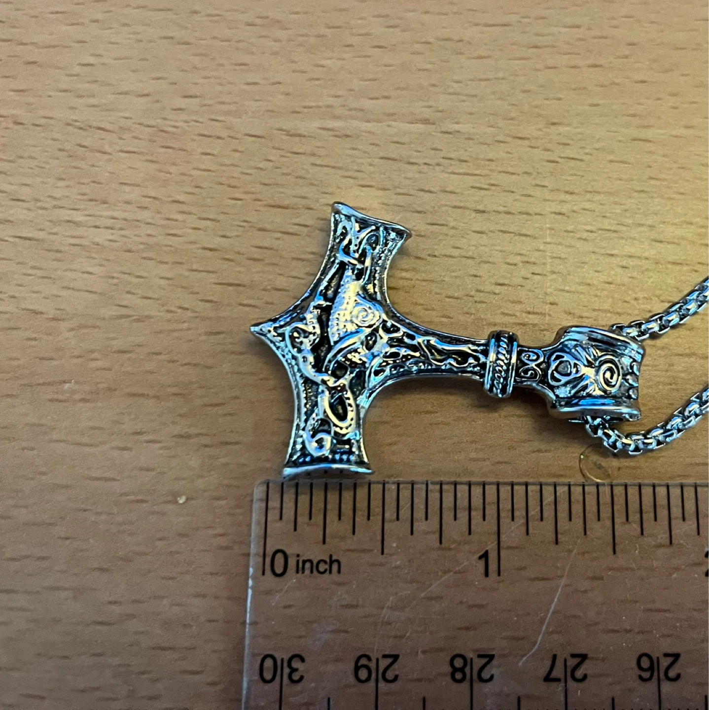 Thor's Hammer Pendant Necklace. - photo 2