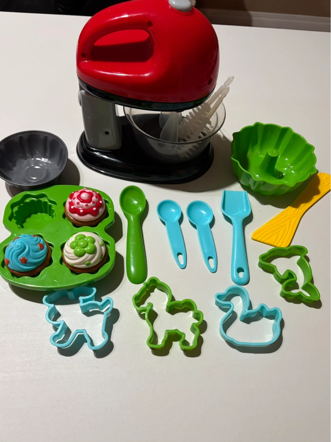 Toy Mixer Baking Set with Molds and Cutters