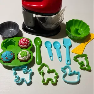 SOLD Toy Mixer Baking Set with Molds and Cutters
