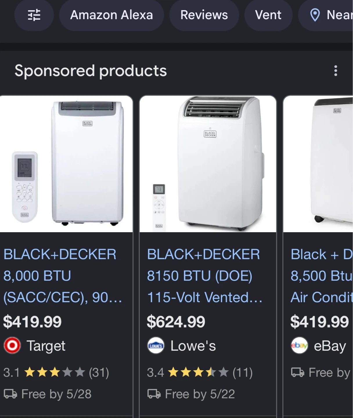 BLACK+DECKER BPACT14WT Portable Air Conditioner 14,000 BTU - photo 4