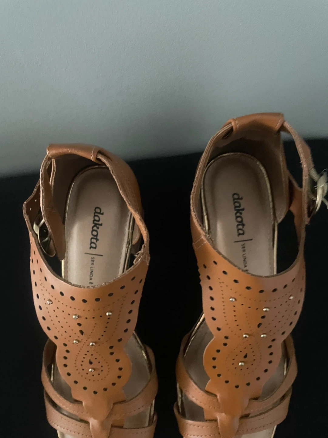 New Dakota Women's Brown Heeled Sandals Size 8 - photo 2