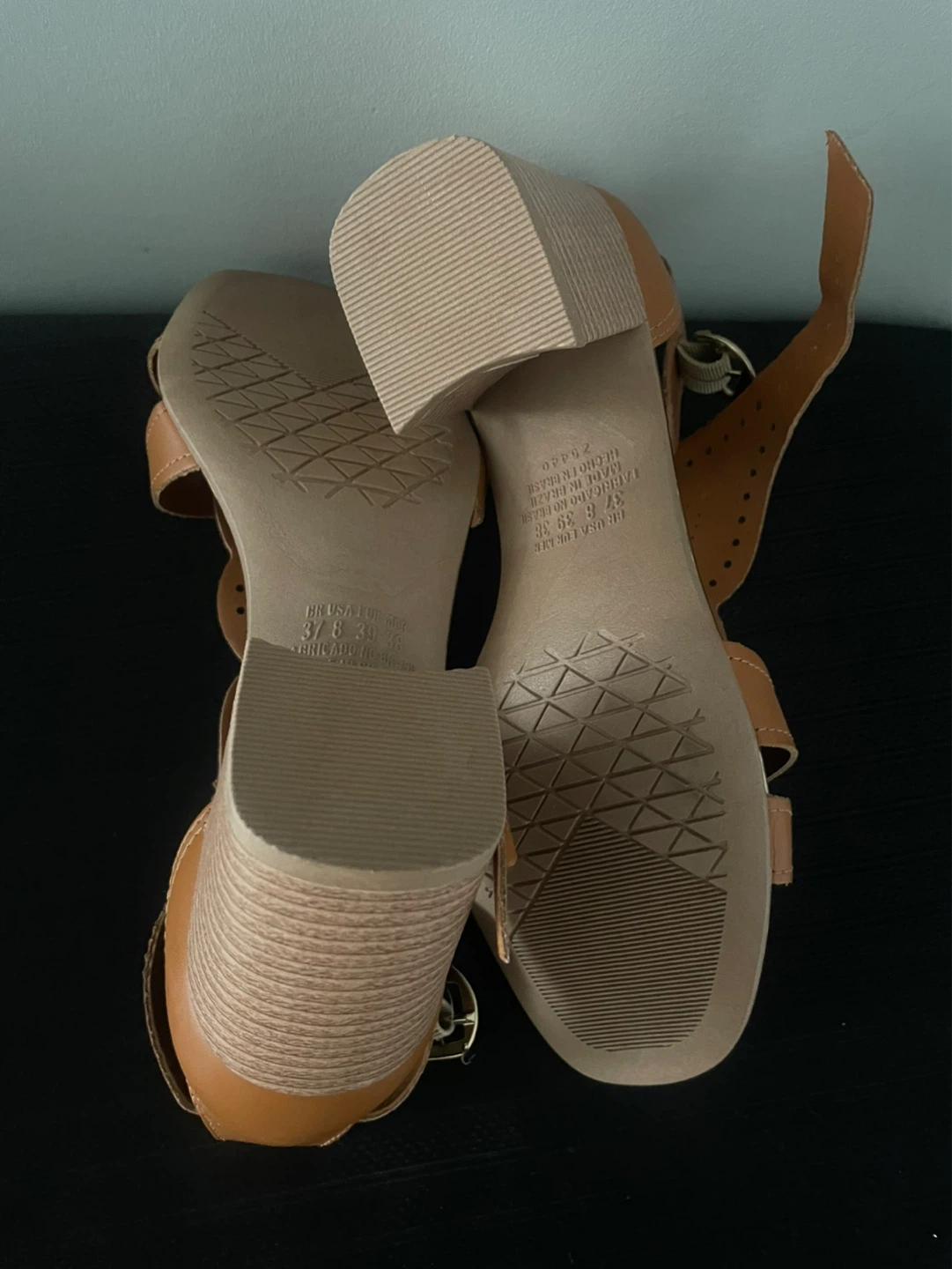 New Dakota Women's Brown Heeled Sandals Size 8 - photo 4