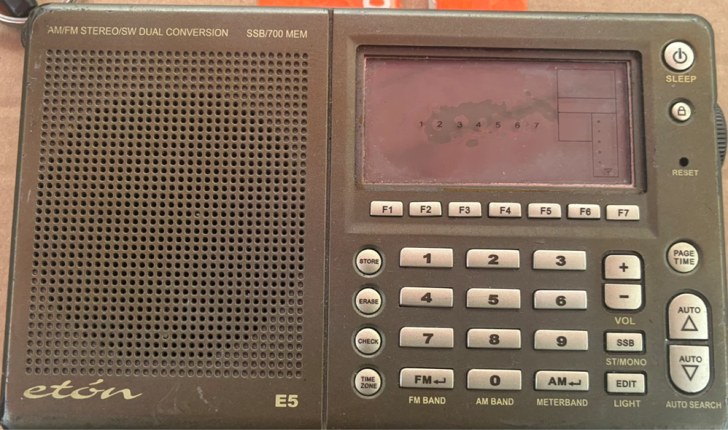 Eton E5 AM/FM Stereo SW Dual Conversion Radio