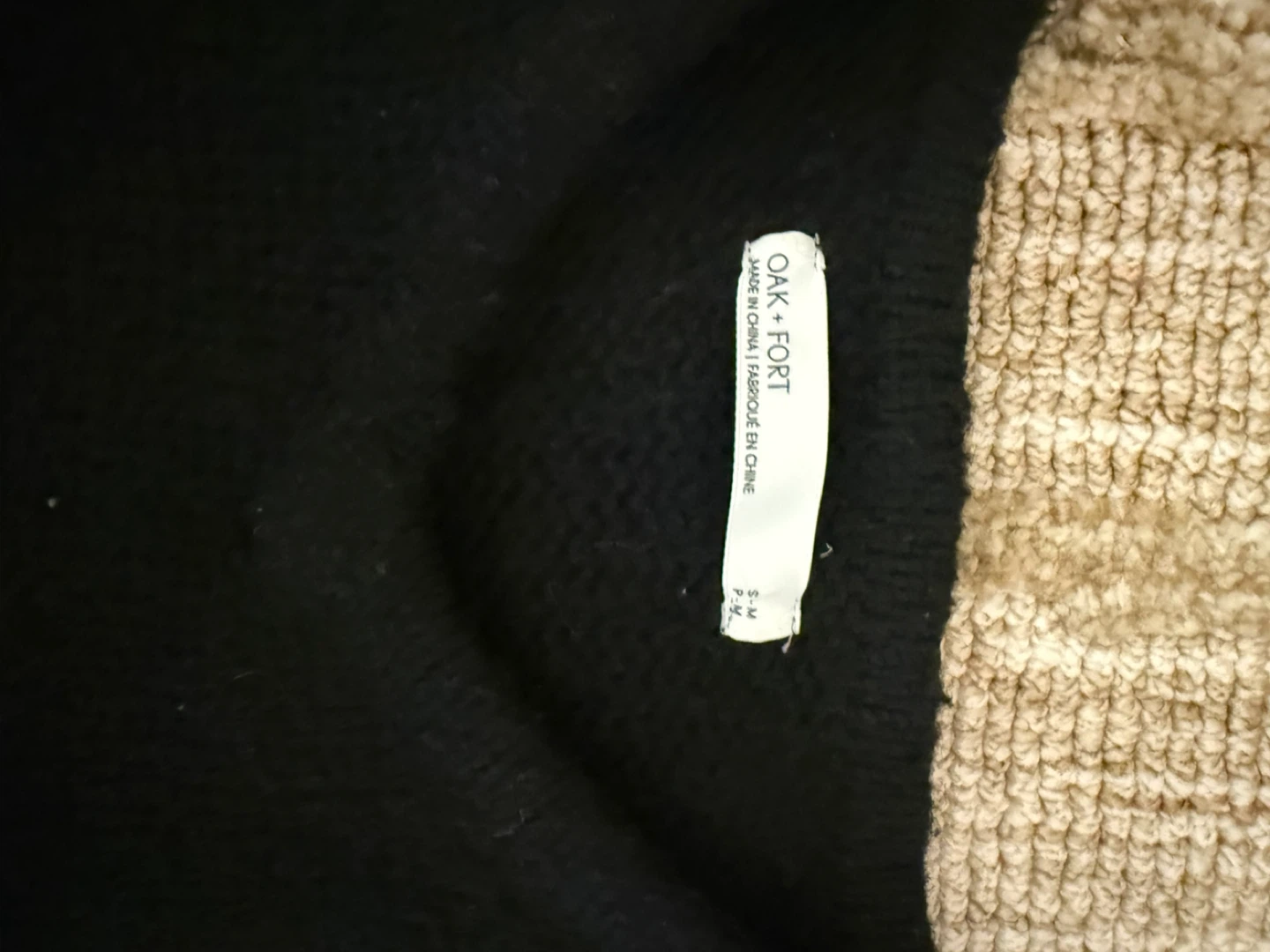 Oak + Fort Black Sweater - photo 3
