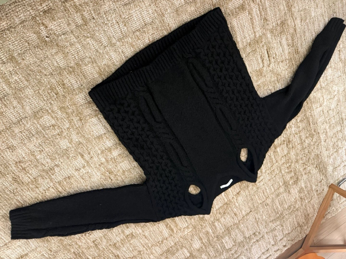 Oak + Fort Black Sweater