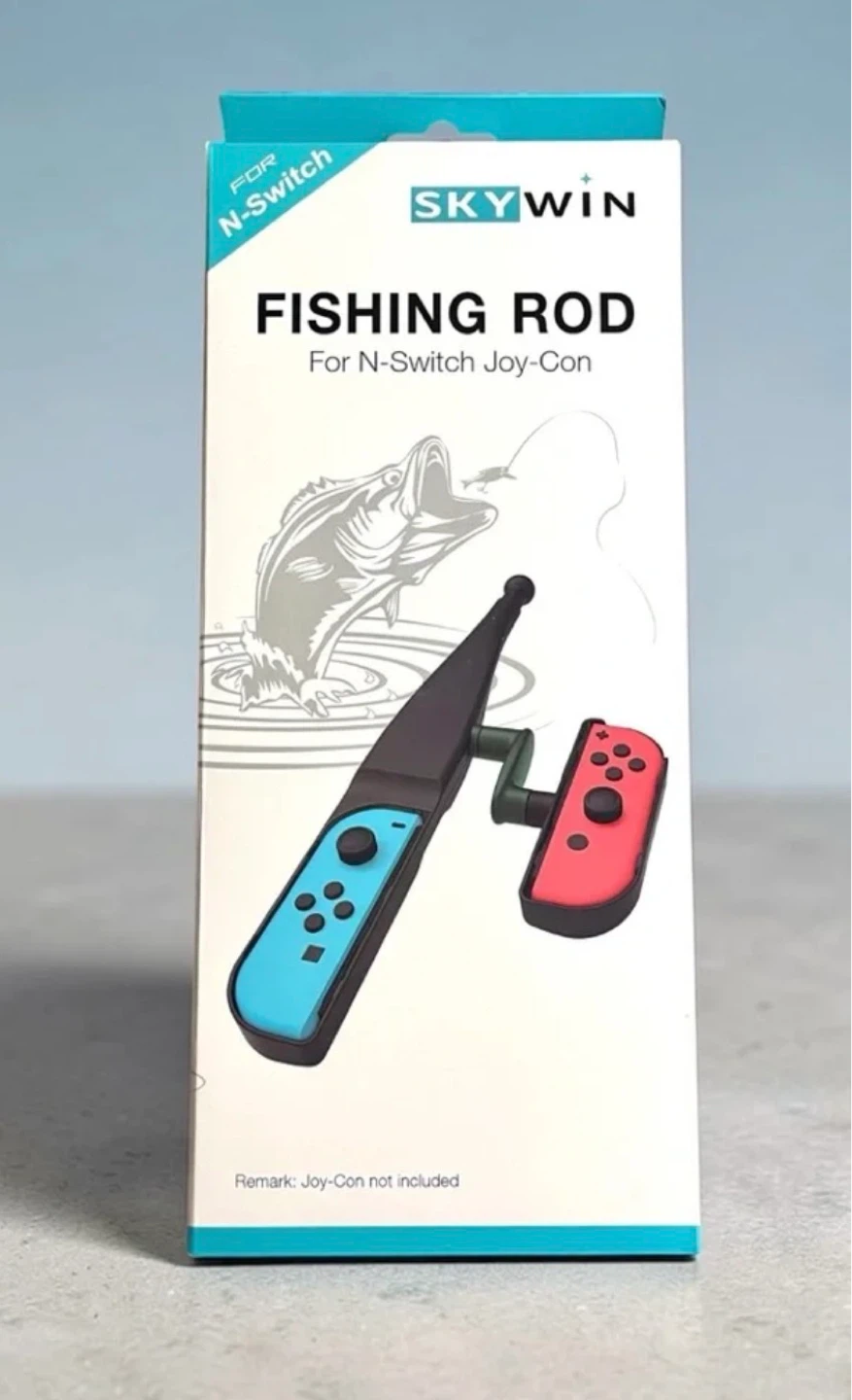 SKYWIN NIB Fishing Rod Attachment for Nintendo Switch Joy-Con