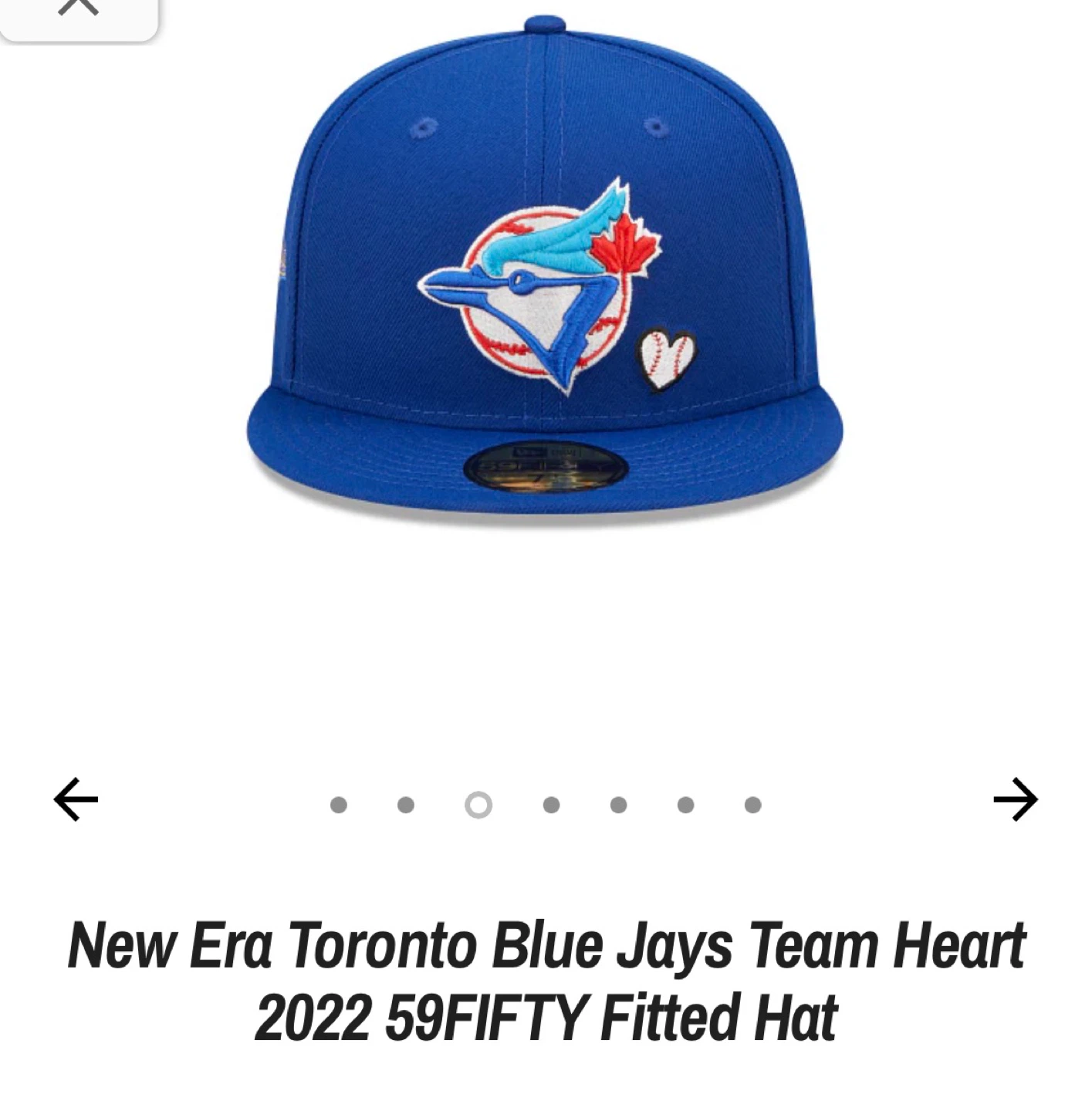 New Era Toronto Blue Jays Team Heart 2022 59FIFTY Fitted Hat - photo 2