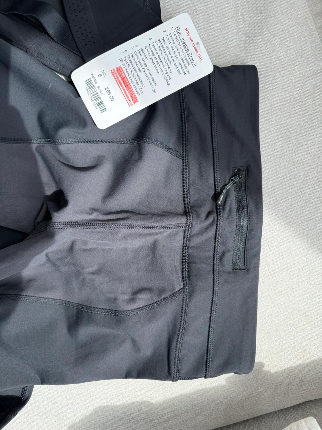Lululemon Adapt Strap Bra & legging set - Black - Size 6 - photo 5