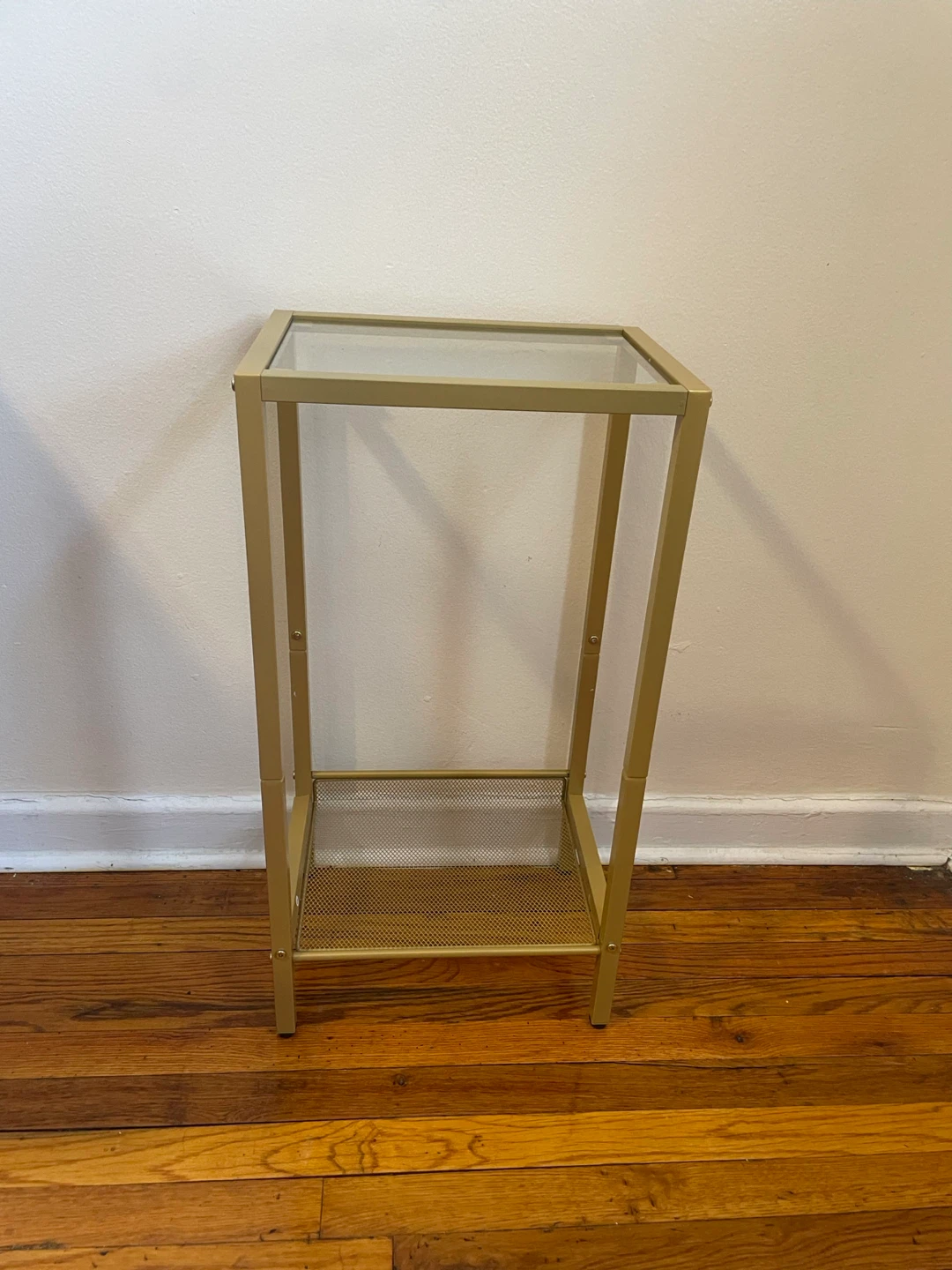 Glass Top Side Table $20