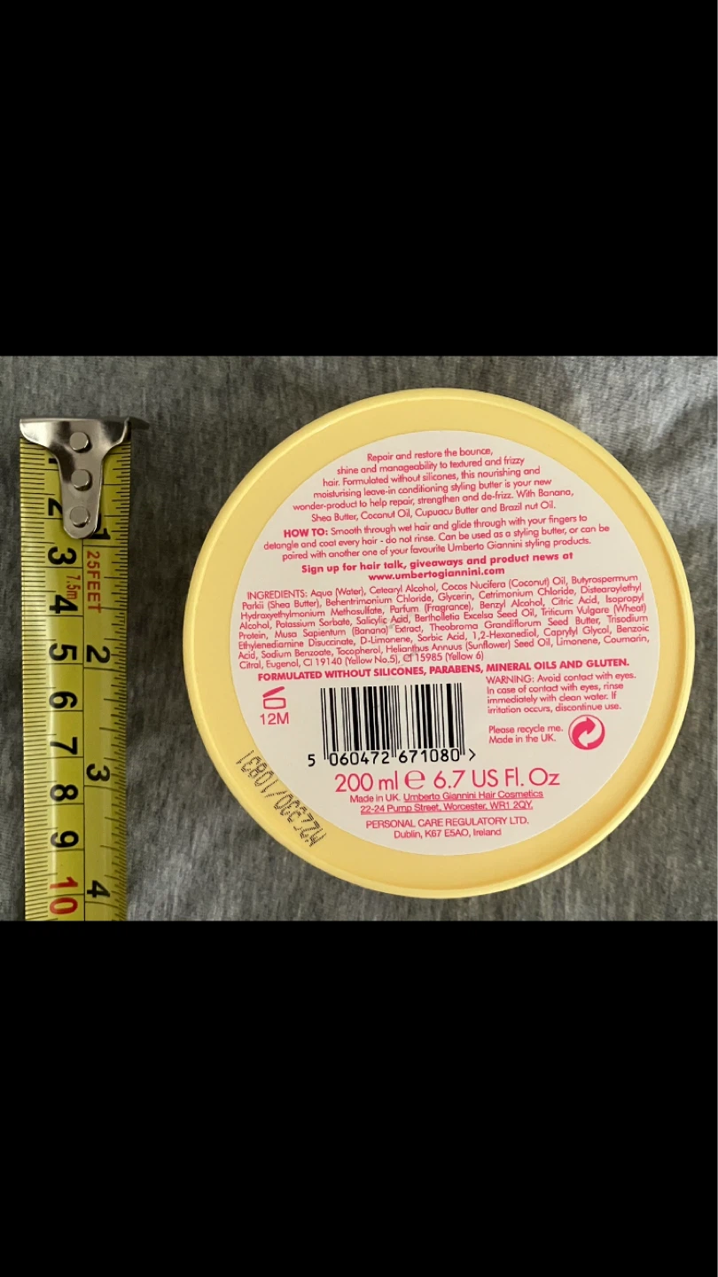 Umberto Giannini Banana Butter Leave-In Hair Butter 🍌 🧈 🧴💛 - photo 3