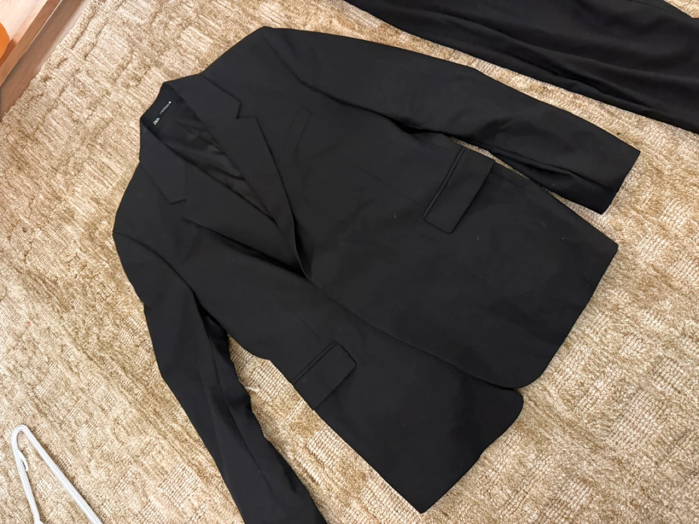 Zara Black Suit Jacket and Pants Set - photo 2